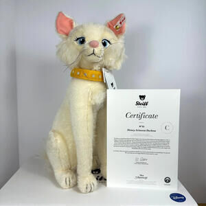 Steiff Disney Aristocats Duchess Plush Cat #0035/2000 Limited Edition w/ COA